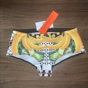 NWT Clover Canyon Banana Scarf Bathing Suit Bottoms in Multi — XS